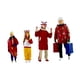thumbnail image 3 of 4pcs 1:64 Figuras familiares de escala Micro paisajismo de de arte manualidades de decoración de pequeñas novedades de año nuevo personajes, 3 of 8