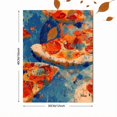 thumbnail image 3 of Abstract Circle Canvas Print Dining Room Hallway Home Wall Art, 3 of 8