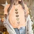 thumbnail image 4 of Taylonsss T-Shirt Décontracté pour Femmes à Manches Courtes avec Imprimé Arbre de Noël, Col Rond, Confortable pour Usage Quotidien Ou Fête, Mélange Polyester et Élasthanne, Mode, 4 of 7