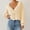 Beige, variant on FDGIU Cardigan Sweaters for Women Trendy Cardigans Women's Casual Sweater Tops High V-Neck Long Sleeves Button Coat Jacket Knitted Blouse