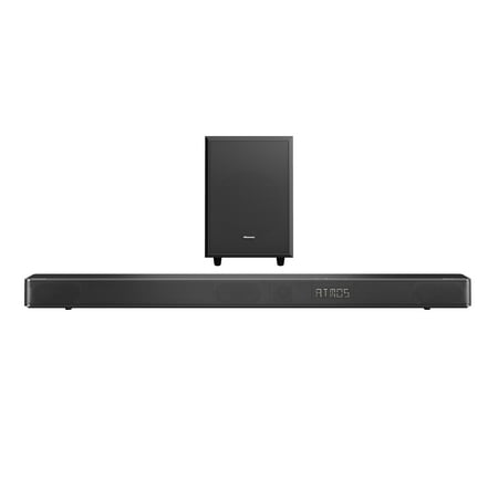 Restored Hisense 3.1.2 Ch 360W Soundbar with Wireless Subwoofer* and Dolby Atmos (AX3120G) (Refurbished)