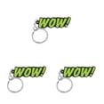thumbnail image 4 of Jumpingount Llaveros de dibujos animados de PVC, llaveros de moda, estilo Simple, multipropósito, duradero, colgante encantador, hebilla, regalos Type4 NO4, 4 of 6