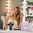 thumbnail image 5 of 2-piece Canvas cosmetic bag female portable flower large-capacity girl cosmetic storage bag, 5 of 5