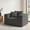 Dark Gray, variant on TopComfy Cloud Boneless Couch Chair, Memory Foam Lounge Chair with High Backrest & Wide Armrests, Faux Fur Reading Chair for Bedroom & Dorm, Beige