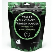 CHIZFIT, Plant-Based Protein Powder, 5 Simple Ingredients, Organic Vanilla, 21 Grams Protein per Serving, 9.74 Ounces