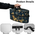 thumbnail image 5 of ZUXONGSY Butterfly Print Steam Iron Storage Bag Portable Garment Steamer Case Lightweight Travel Iron Organizer Waterproof & Dustproof Iron Accessories, Case Only, 5 of 6