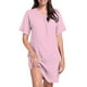 thumbnail image 1 of WILLBEST Vestidos Floreados Para Mujer Cuello En V Color Sólido 2025 Cómodo Casual Vestido Con Botones, 1 of 3