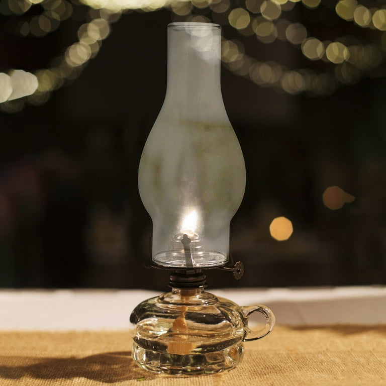 Oil Lamp Chimney Replacement Clear Glass Kerosene Lampshades Kerosene Lamp Chimney Glass for Vintage Oil Lamps