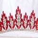 thumbnail image 4 of Zhuge Tiara de boda para novia, diadema de princesa, corona nupcial, joyería para el cabello con diamantes de imitación de cristal, decoración para novia, cumpleaños, graduación, boda (azul), 4 of 4
