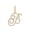 Gold B, variant on HIJONES Women's Men's Stainless Steel Dainty Capital Letter Pendant Necklace