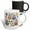 Multicolor, variant on 3drose, Cute Funny Cool Owls with Balloons Happy Birthday Abstract, 11oz Mug