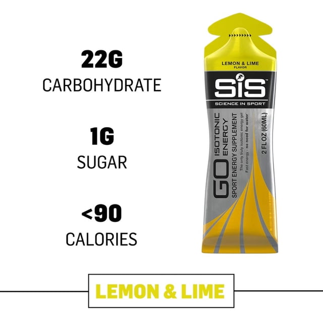 Paquete de geles energéticos Science in Sport, gel isotónico SIS, 22 g de carbohidratos de acción rápida, geles para rendimiento