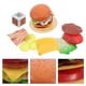thumbnail image 3 of 1 juego de juguetes apilables de hamburguesas para niños pequeños, juegos de mesa interactivos y juego de equilibrio para entrenar y aprender con bloques de construcción de hamburguesas., 3 of 8