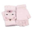 thumbnail image 2 of Yanyanz Gloves Mittens, Adult's Outdoor Gloves Women Plus Velvet Thickening Cute Adult Point Finger Gloves Winter Warm Cute Gloves, Gloves White One Size, 2 of 3
