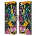 thumbnail image 1 of Head Case Designs Officially Licensed Dean Russo Dogs Smiling Collie Leather Book Wallet Case Cover Compatible with Apple iPhone 6 / iPhone 6s, 1 of 6