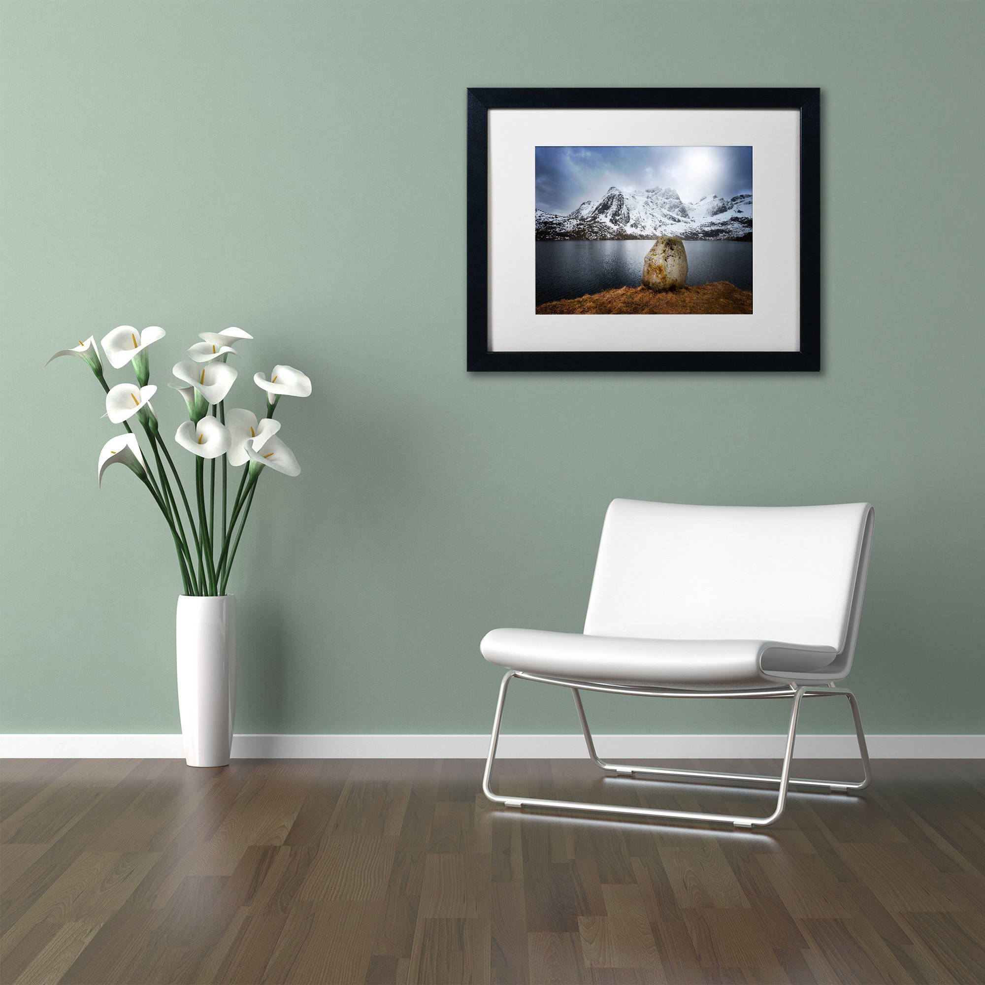 Trademark Fine Art "Spaceways Theme" Canvas Art by Philippe Sainte-Laudy, White Matte, Black Frame