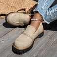 thumbnail image 4 of YOUYEDIAN Orthopedic Shoes for Women Arch Support Slip on Non Slip Nurse Shoes Breathable Knitted Mesh Stretch Work Shoes Soft 2026 Foam Shoes (Beige), 4 of 4