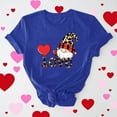 thumbnail image 2 of T-Shirt Décontracté à Col Rond et Manches Courtes pour Femmes avec Imprimé Arbre de Noël, 2 of 7
