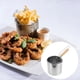 thumbnail image 4 of 1 juego de ollas y sartenes de acero inoxidable, pequeñas, para freír alimentos, utensilios de cocina, 4 of 6