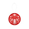 thumbnail image 1 of Christmas Decorations Clearance!! Christmas,round Pendants,Santa Claus,Christmas Tree,window Decorations, 1 of 7