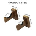 thumbnail image 5 of Necvior Baseball Bat Wall Mount, Softball Baseball Bat Holder, Horizontal Bat Display, 5 of 17