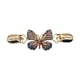 thumbnail image 1 of Clip de cárdigan de suéter de aleación, broche en forma de mariposa, diamantes de imitación, cierre de Clip lindo, cierres de capa para chal,, 1 of 9