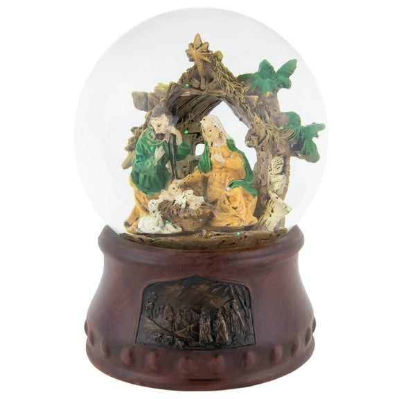 Northlight 5.5" Musical Nativity Christmas Glitterdome Snow Globe Decoration