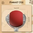 thumbnail image 2 of Interactive Cat Toy Ball, Automatic Moving Toys for Indoor Cats Fast Rolling on Carpet, Chirping & Motion Activate (Red 1pc) Red 1pc, 2 of 6