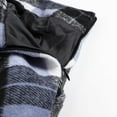 thumbnail image 6 of Women's Lattice Skirt Warm Elastic Waist Wool A-Line Pleated Tartan Winter Long Skirts, 6 of 13