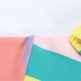 thumbnail image 6 of Tiijoy Toddler Girls Rainbow Striped Hoodie Casual Pullover Hooded Sweatshirt, Sizes 2-3, 6 of 8