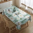 thumbnail image 2 of Cute Daisy Floral Tablecloth,Oil Proof Spill Proof Polyester Table Cover for Rectangle Tables,Foldable Tablecloths Fitted Tablecloths for Dining Room Camping Indoor Outdoor, 2 of 5