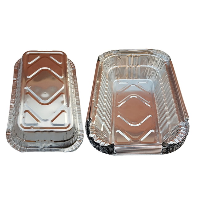 Bandejas de Goteo de Del Papel de Aluminio Del Paquete de 20 para El Bbq Que Cuece 700ml Respetuoso Del Medio DYNWAVEMX Bandeja de goteo de grasa de papel de aluminio