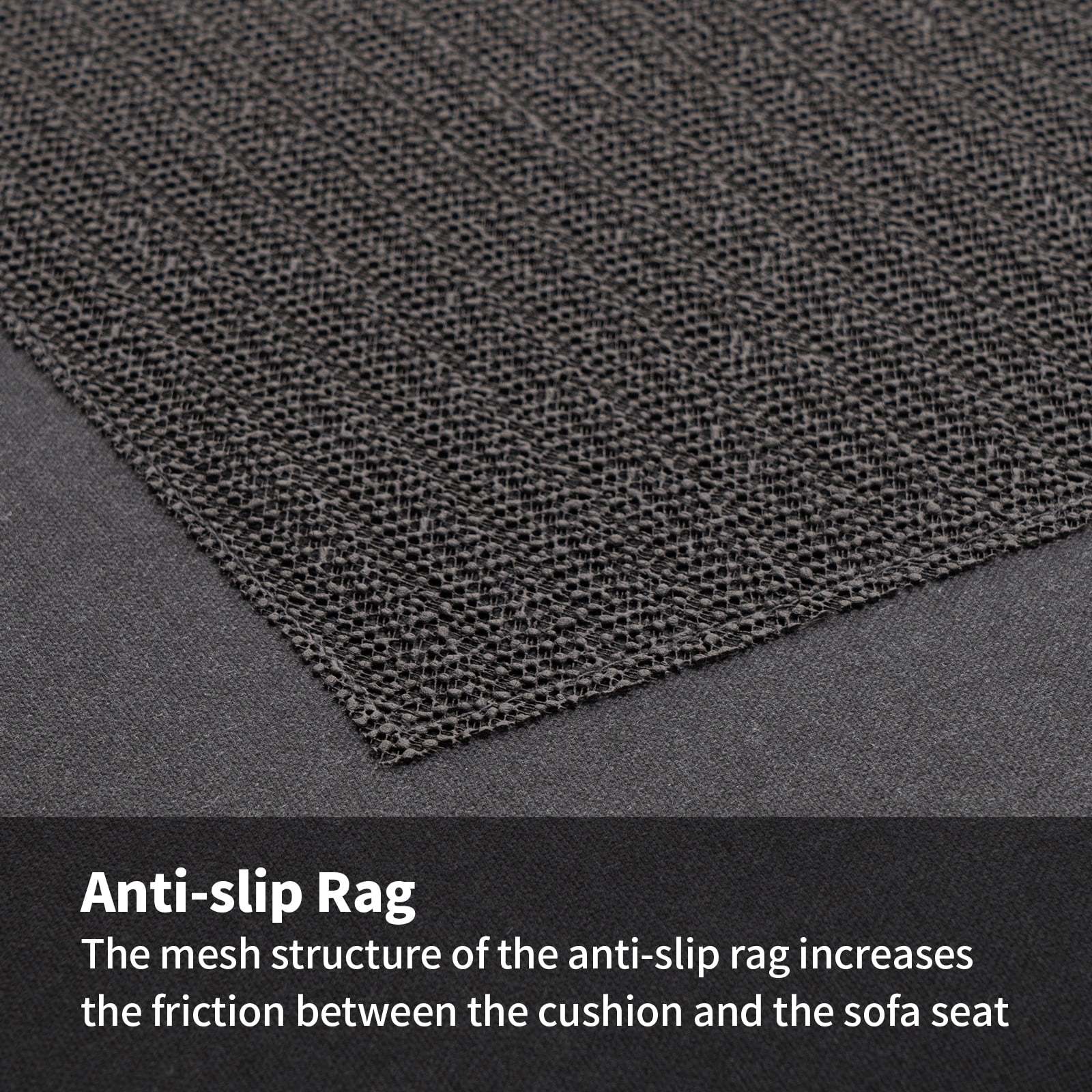 Outdoor Chair Seat Cushions 27 x 27 Thick Seat Cushion Garden Sofa Couch Cushions,Dark Grey,LEBENLIEBE brand