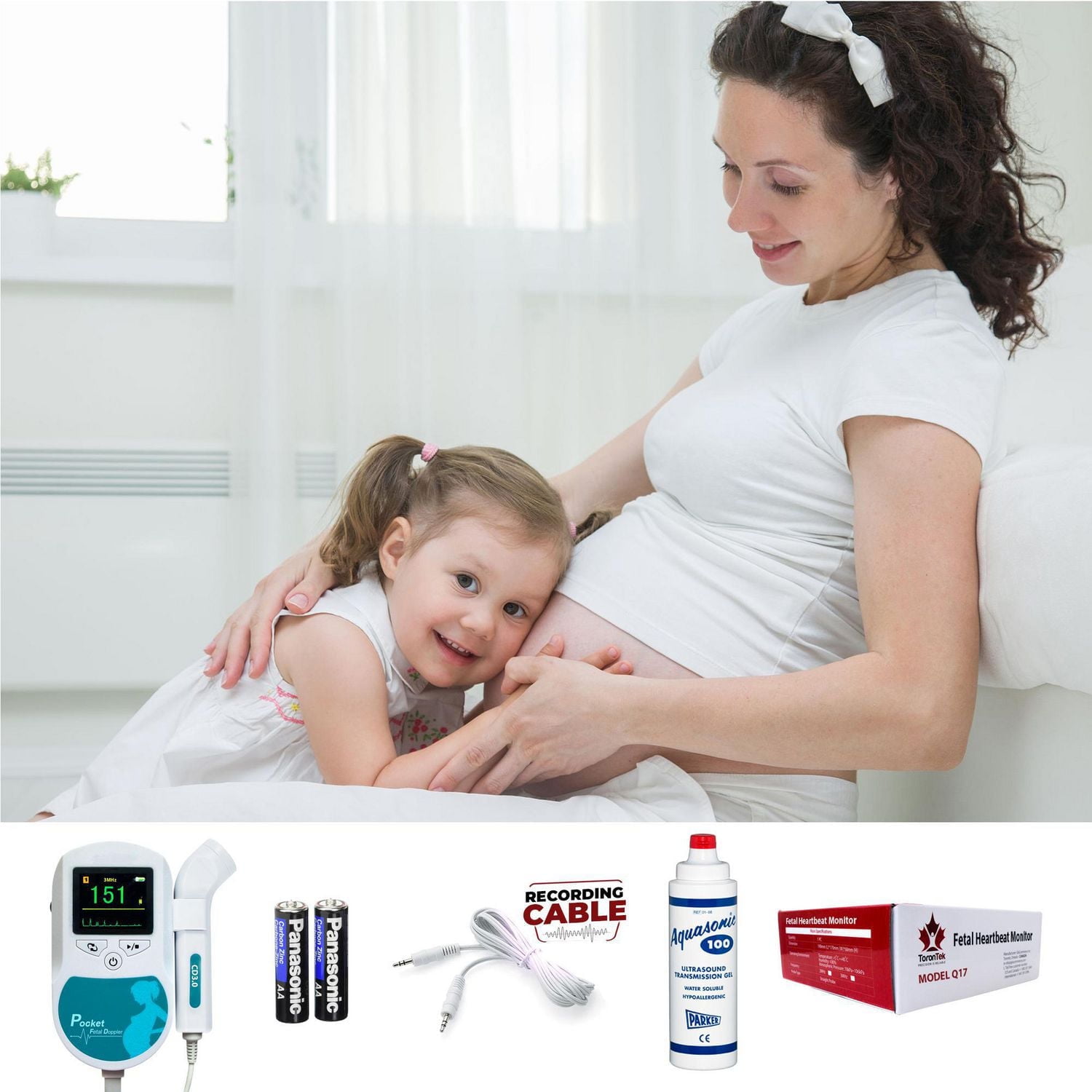 ToronTek-Q17 Fetal Doppler (With Large Gel)