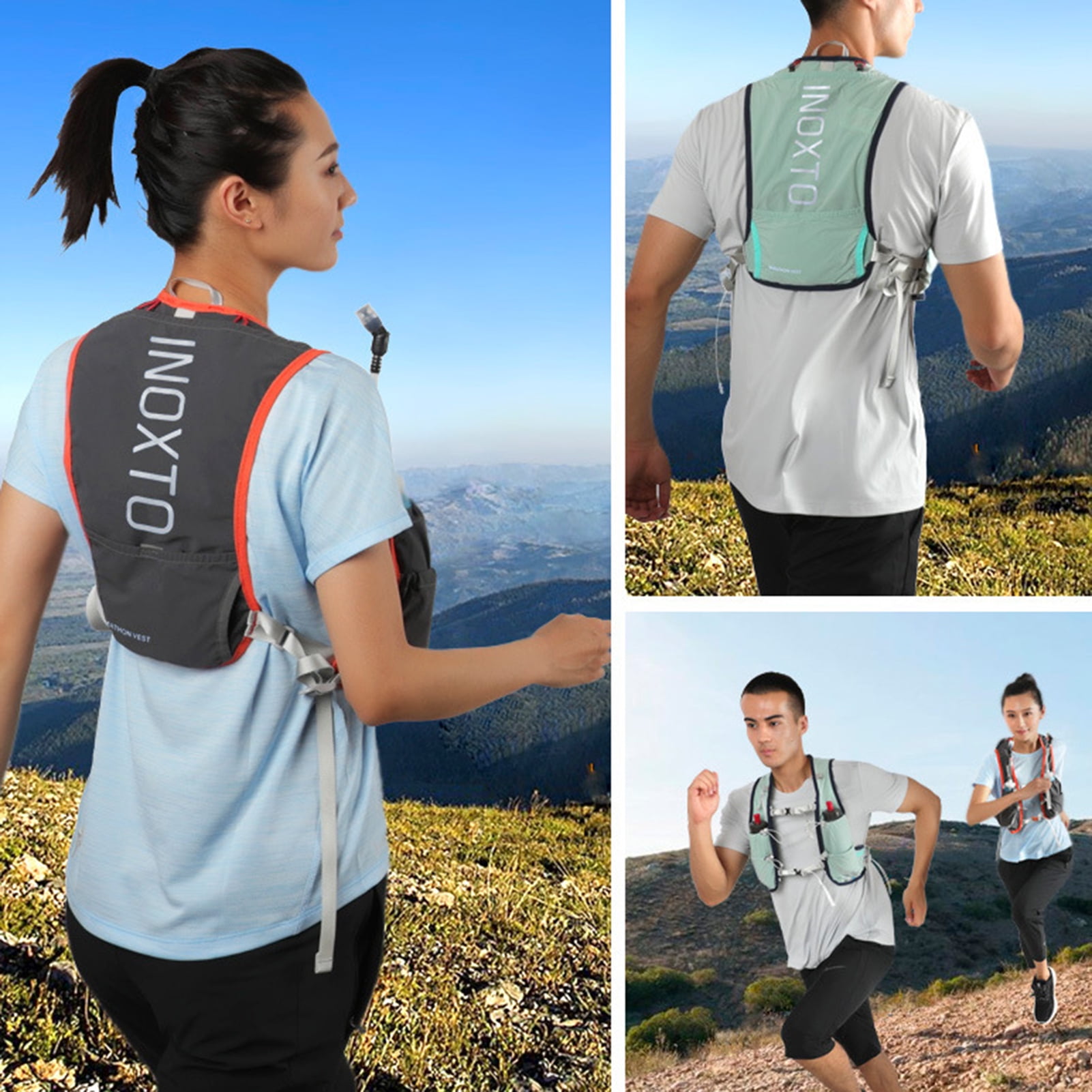 Inappropriate study vitality Sijiali 5L Running Backpack High Elastic Large Capacity Nylon Outdoor  Cycling Running Water Bag for Travel - Walmart.com