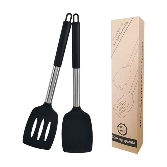 Ckraxd Silicone Cooking Spatula Set, Non-Stick Kitchen Utensils, Food Grade & Durable, Ideal for Baking, Frying, Stirring, and Mixing