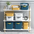 thumbnail image 2 of Boîte de Rangement avec Couvercle Gain d'Espace Grande Capacité Stable Empilable Rangement Matériau PP Jouets pour Enfants Boîtes Organisateur pour la Maison, 2 of 7