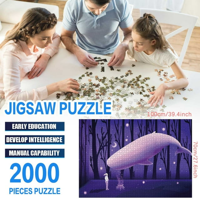 MesaSe 2000 Pcs Adult And Ahildren‘s Intellectual Development Puzzle Toy Holiday Gift