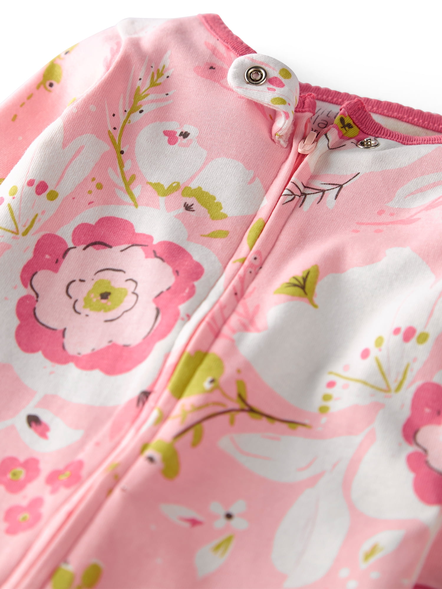 Little Planet by Carter's Baby & Toddler Girls Organic Snug Fit 1pc Footless Pajama, 12-24 Months