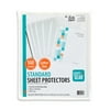 Pen+Gear Standard Sheet Protectors, 100 Count, Clear, Polypropylene, 8.5" x 11" (Model 25041)