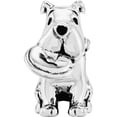 thumbnail image 2 of 925 Sterling Silver Reflections Dog With Flying Disc Bead; for Adults and Teens; for Women and Men, 2 of 3