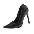 thumbnail image 1 of Zapatos de tacón alto de plástico ABS a escala 1/6, compatibles con figuras de acción femeninas de 30 cm (12 pulgadas). Negro, 1 of 9