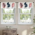thumbnail image 2 of LALILO Kitchen Curtain Valance Colorful Bird With Rod Pocket Window Curtain 52"x 18" Set of 2, 2 of 5