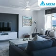 thumbnail image 4 of Delta Breez RioVista 72" 8 Blade Ceiling Fan with LED light & Remote, White, 4 of 11