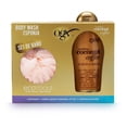 thumbnail image 1 of Pack jabón líquido corporal Ogx smoothing + coconut  coffee 577 ml + esponja de baño, 1 of 4
