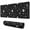 Black White Moon-1, variant on Long Mouse Pads for Desk,Black White Moon Leaf Flower Eye Pattern Desk Mats on Top Of Desks, Desk Mouse Pad Extra Large with 3mm Non-Slip Base and Stitched Edge for Gaming,Office,Work,Home 31.5"x11.8"