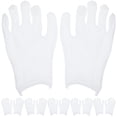 thumbnail image 1 of GOOHOCHY 10 pares Guantes de algodón blanco Guantes de trabajo Guantes de protección del parto Guantes de mano, 1 of 8