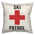 thumbnail image 2 of Creative Products Ski Patrol 18 x 18 Spun Poly Pillow, 2 of 3