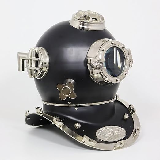 18" Scuba Diving Nautical Helmet Maritime Ship's Decorative Helmet Vintage Style Collectible Piece - Office or Home Decor - Antique Diving Equipment