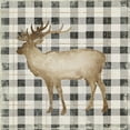 thumbnail image 2 of PI Studio  15x15 White Modern Wood Framed Museum Art Print Titled - Santas Deer I, 2 of 4